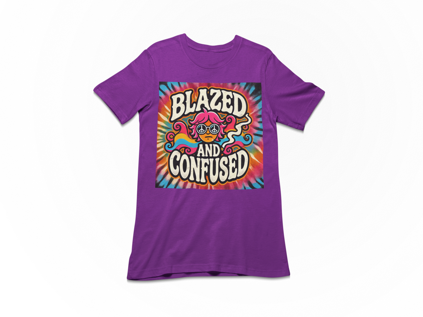 🌈 Blazed & Confused – The Ultimate Psychedelic Stoner Tee 💨